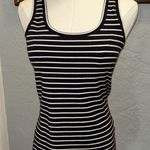 Boden Tank Top Women S Navy Blue Striped Sleeveless Top Nautical Beach Yacht Photo 0