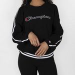 Champion vintage black cold shoulder crew neck Photo 0