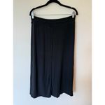 Athleta Hi Low Hem A-line Midi Skirt Pull On Drawstring Black Women's Size Small Photo 3