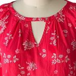Universal Threads Boho Red Calico Floral Peasant Bohemian Blouse by UNIVERSAL THREAD ~ Size MEDIUM Photo 6