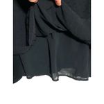 Black V Neck Blouse Top XL Whimsigoth Witchy Crochet Swiss Dot Y2K Fairy Grunge Photo 4