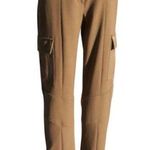 Cache  Olive Tan Slim Leg Cargo Pant Ankle Zipper New Stretch Dress Up $98 NWT Photo 0