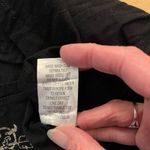 Seven7 gothic tunic top in black with silver screen print. Y2K. Photo 6