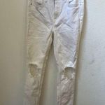 Free People  SOLID WHITE SKINNY JEANS SIZE 27 (L9) Photo 0