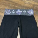 PINK - Victoria's Secret  Yoga Holiday Snowflake Sequin Foldover Leggings Medium Y2K Photo 1