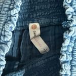 Anthropologie  Daily Practice The Aster Pants Wide Leg Gauzy Blue Small Photo 8