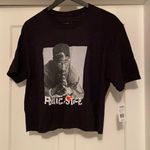 NWT Poetic Justice Tupac graphic print short sleeve cropped t Photo 0