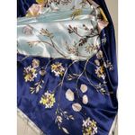 Coastal Silky Feel Large Square 35" Scarf Blue Photo 5