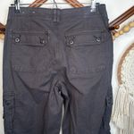 American Eagle Charcoal Gray Dreamy Drape Stretch Hi Rise Cargo Pants Photo 1