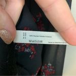 Free People  Intimately Free Black Slip Dress Ruffle Floral Size XS Photo 11