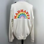 Madhappy  Unisex Prism Capsule White Sweatshirt Rainbow Graphic Large NWT Photo 4