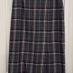 Sag Harbor Vintage Plaid side slit maxi skirt Photo 0