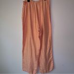 Eileen Fisher  Size M Wide Leg Pants Pink Irish Linen Beach Vacation Lagenlook Photo 3