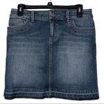 White House | Black Market  size 2 womens mini denim skirt button zip closure NWT Photo 9