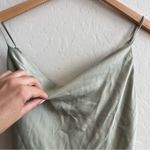 Urban Outfitters  Cowl Neck Mini Sage Green Dress Photo 5