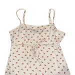 Urban Outfitters beige ribbed cherry print mini dress Photo 3