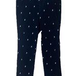 Talbots Corduroy Jeans Simply Flattering Owl Embroidery Navy Blue Women Size 16 Photo 0