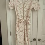Love Shack Fancy  Jeni Jumpsuit Carmine Floral Photo 2
