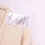 Free People Beach Linen Blend Knit Stretch One Shoulder Sweater Top Ivory XS Photo 2