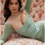 House Of CB  Freyja Green Gathered Corset Dress - Size L+ Photo 8