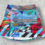 Dona Jo Seabreeze Colorful Skirt Skort Running Tennis Pickleball Sz 2 US L‎ Size L Photo 0