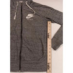 Nike Vintage  Hooded Full Zip Light Weight Track Jacket size Medium Gray Photo 5