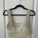 C/MEO COLLECTIVE Cmeo Collective Relaunch Sleeveless Knit Crop Top in Citron Check S Photo 3