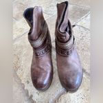 Corral Indie Spirit cognac brown leather mixed strap ankle boot Photo 1
