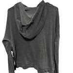 Betsey Johnson  distressed grey hoodie sweatshirt size medium Photo 2