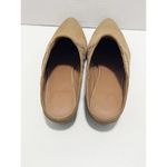 Frye Rowen Gore Suede Leather Mule Slip Stacked Heel On 6.5 Beige Photo 4