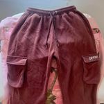 Boohoo brown cargo sweatpants Photo 1