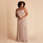 Birdy Grey  Ash Crepe Dress In Taupe Photo 2