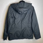 Burton  Black Double Breasted Hooded Jacket Womens Size Medium Photo 6