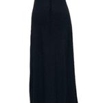 EXPRESS  Elegant Black Maxi Dress Open tie front slit down side size 2 Photo 0