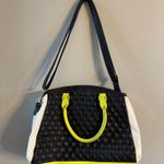 Betsey Johnson  Neon Yellow Heart Purse Photo 2