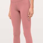 Lululemon Align Crop Leggings Spanish Rose (Peachy Pink) Size 12 Photo 2