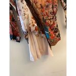 Teri Jon Boho Tapestry Button Down Shirt Dress Long Sleeve Multicolor EUC 4 Brown Photo 8