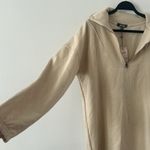 Missguided NWT  Half Zip Long Sleeves Sweater Stone Mini Dress Size 8 Photo 2