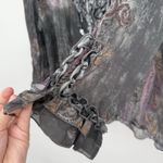 Dress Barn Multicolor Crinkle Sequin Ruffle Blouse Top Size XL Y2k Photo 7