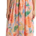 Maggy London Floral Maxi High Neck Dress Photo 0