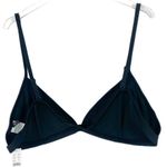 J.Crew NWT  Ribbed Triangle Bikini Top Black Plus Size 3X NEW Photo 7