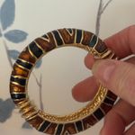 Tiger Striped Stretch Bracelet Gold Photo 2