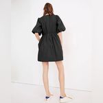 Madewell  Poplin Crewneck Bubble-Sleeve Mini Dress Photo 1