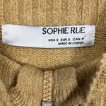 Sophie Rue  Women's Quarter Zip Camel Sweater Size Small Photo 3