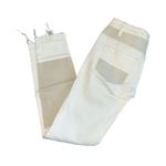 Free People white colorblock skinny jeans size 24 NWOT Photo 2