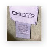 Chico's Chico’s ᪥ Silk Brocade Trim Printed Cardigan Twin Set ᪥ Sage Floral ᪥ Large ᪥ Photo 5