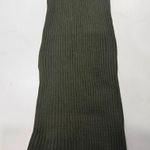 NBD  Bekah Deep V Midi Dress in Olive Green Medium Photo 9