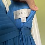Azazie Blue Prom Dress Photo 3