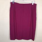 Liz Claiborne VTG  Dresses Magenta Fuchsia Career Office Party Pencil Skirt Photo 2
