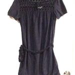 To The Max Dress woman’s crochet belted Size 6 silky Photo 0
